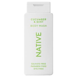 Native Body Wash Contains Naturally Derived Ingredients | Cucumber & Mint 18 oz